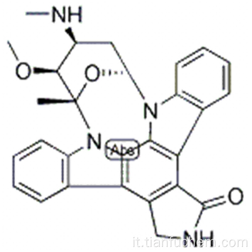 9,13-epossi-1H, 9H-diindolo [1,2,3-GH: 3&#39; , 2&#39; , 1&#39;-lm] pirrolo [3,4-j] [1,7] benzodiazonin-1-one, 2,3,10,11,12,13-esaidro-10-metossi-9-metil-11- (metilammino) -, (57187625,9S, 10R, 11R, 13R) - CAS 62996-74-1